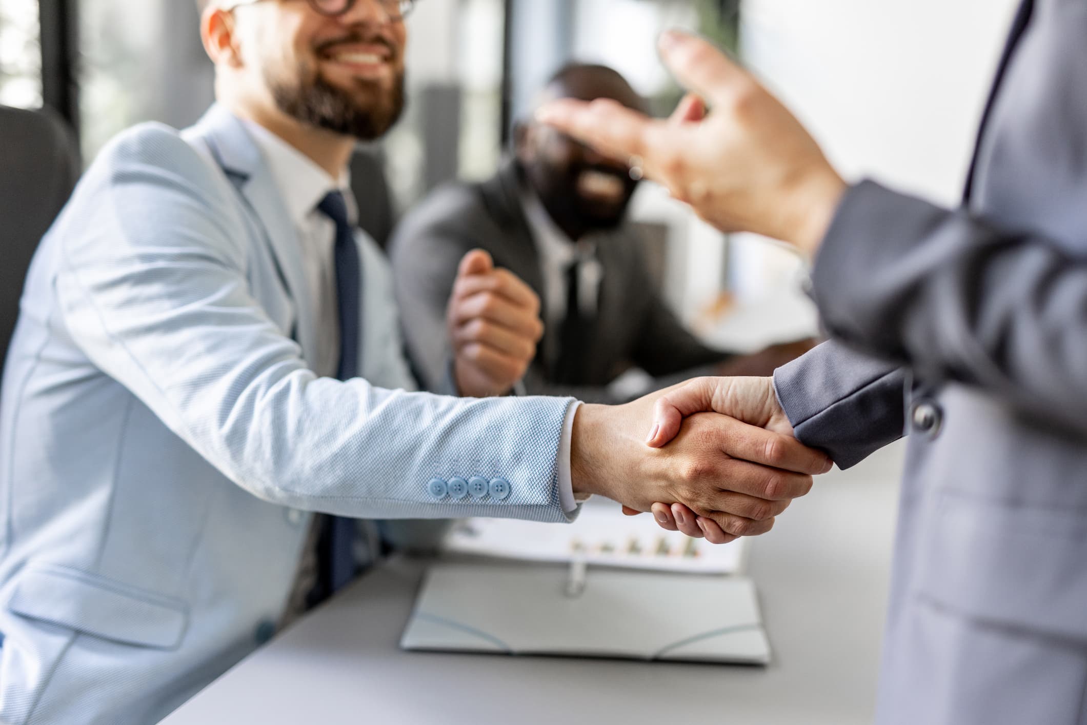 Partnership handshake